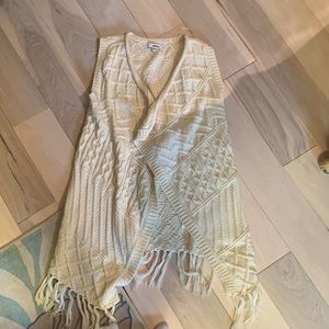 Sonoma cream sweater vest